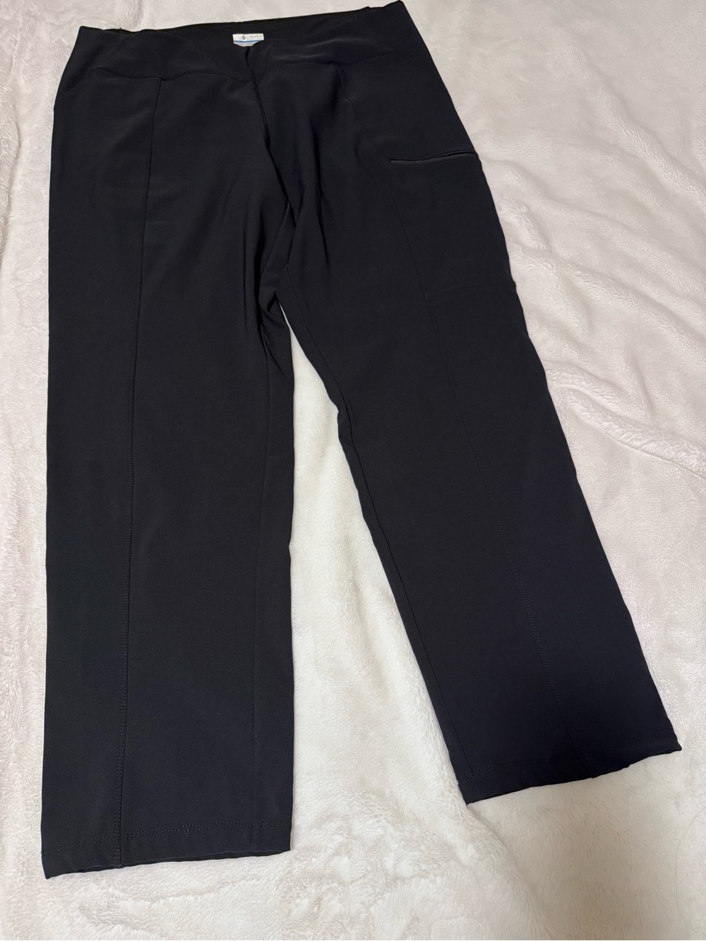 Columbia Black Track Pants with Side Pocket